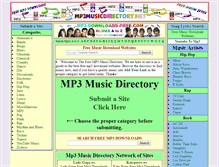 Tablet Screenshot of mp3musicdirectory.net